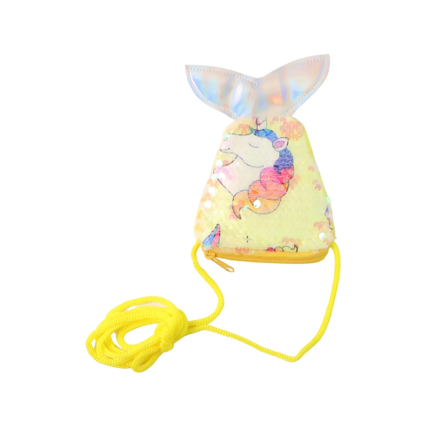Mermaid Tail Shaped Kids Sling Bag - (1 Pc) - Zidbik