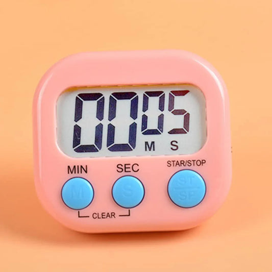 1540 Digital Kitchen Timer Clear Big Digits 0-99 Min For Cooking Office Clock - Zidbik