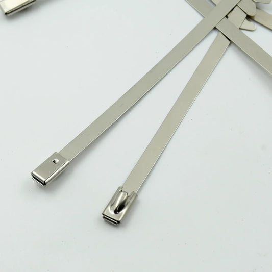 Stainless Steel Cable Tie (4.6x100mm 10 Pcs Set) - Zidbik
