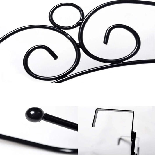Over The Door Hanger Rack 7 Hooks Decorative Ognazier Hook Rack Stylish Door Hanger Door Hook Hangers With 7 Hooksmetal Hanging Rack For Home Office Use - Zidbik