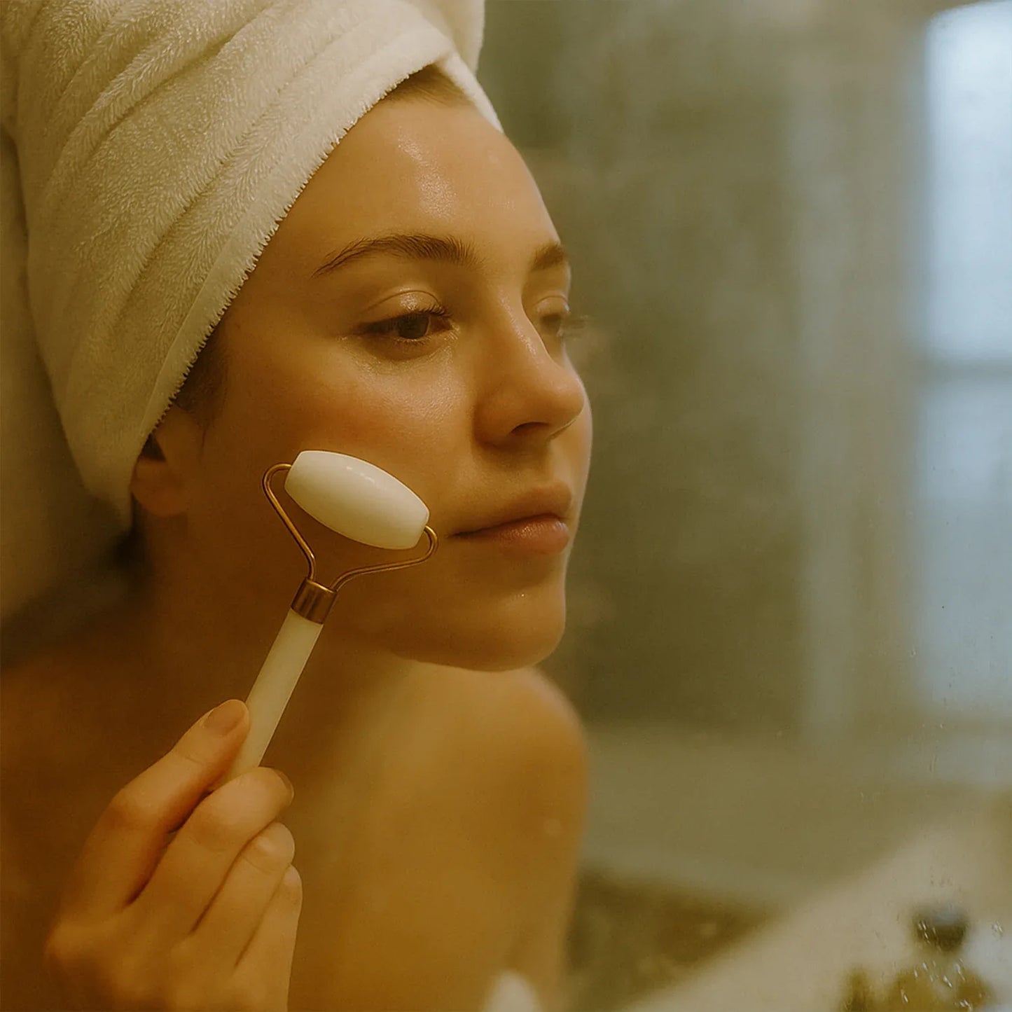 Dual-ended Face Massage Roller - (1 Pc) - Zidbik
