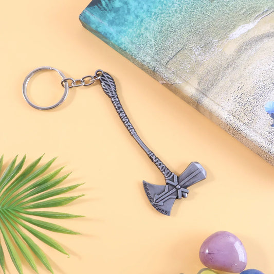 Premium Metal Axe Keychain (1 Pc) - Zidbik