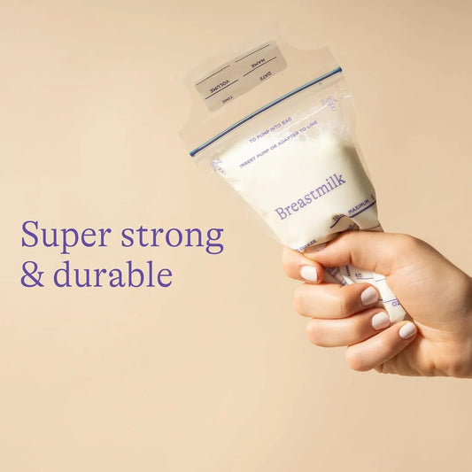 Breastmilk Storage Bags Double Zipper Seal (1 Pc) - Zidbik