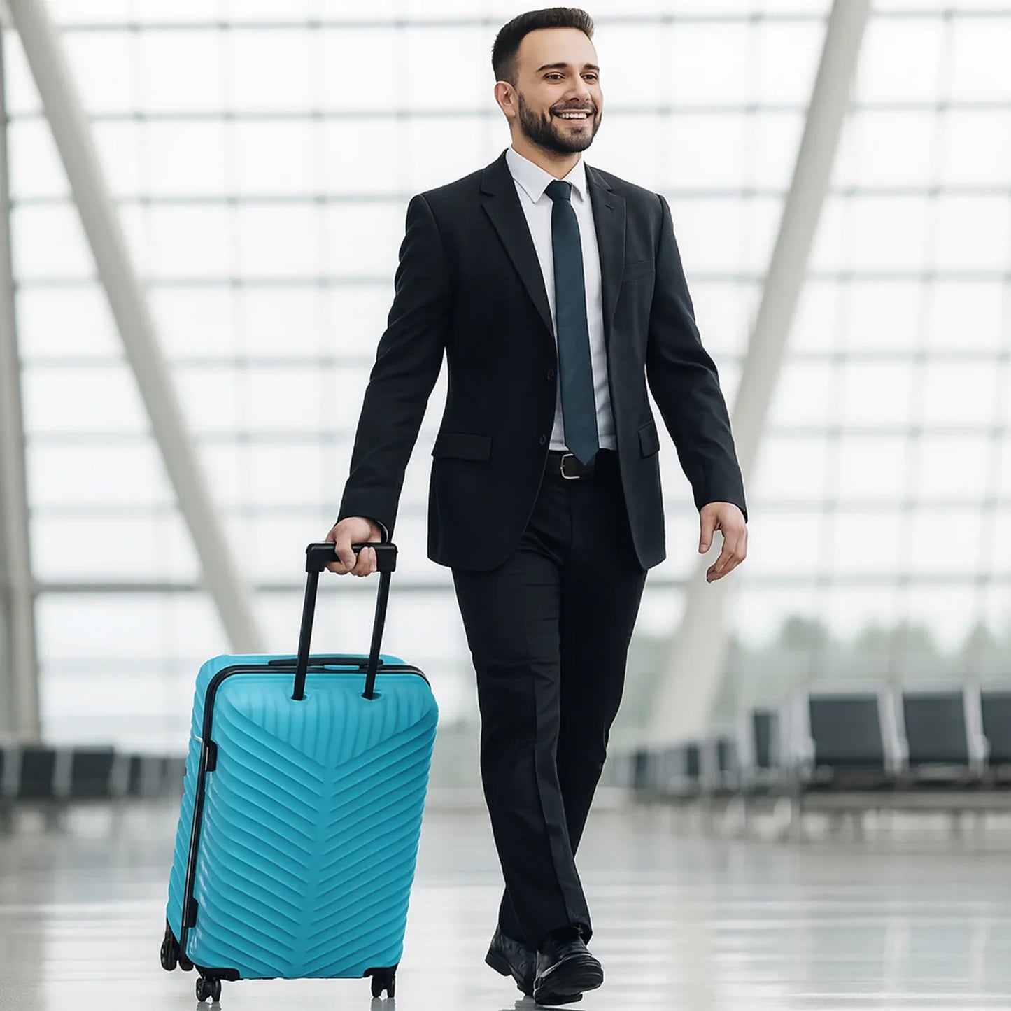 4-in-1 Luggage Set Durable And Stylish Hard Shell Suitcase Set - Zidbik
