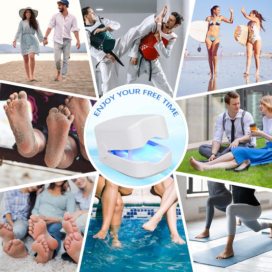 12915 Rechargeable Nail Fungus Treatment For Toenail Toe Nail Fungal Treatment Nail Fungus Laser Device Anti-fungal Nail Treatment For Hand Feet Infections Remover For Home Use - Zidbik