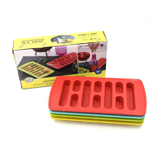 0784 4 Pc Fancy Ice Tray Used Widely In All Kinds Of Household Places While Making Ices And All Purposes. - Zidbik
