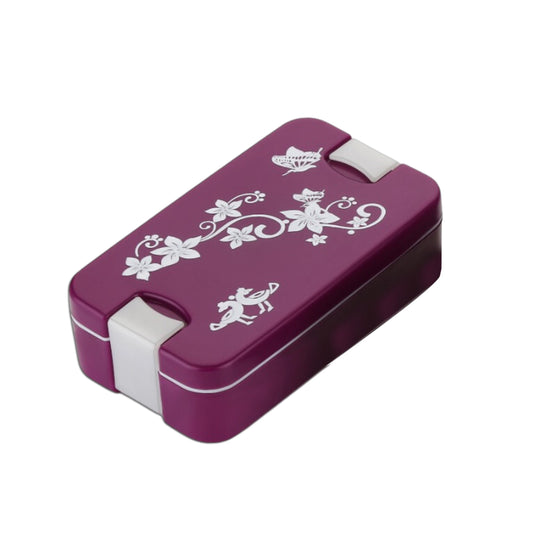 5332 Airtight Lunch Box 2 Compartment Lunch Box Leak Proof Food Grade Material Lunch Box Modern Appearance Compact Lunch Box With Spoon - Zidbik