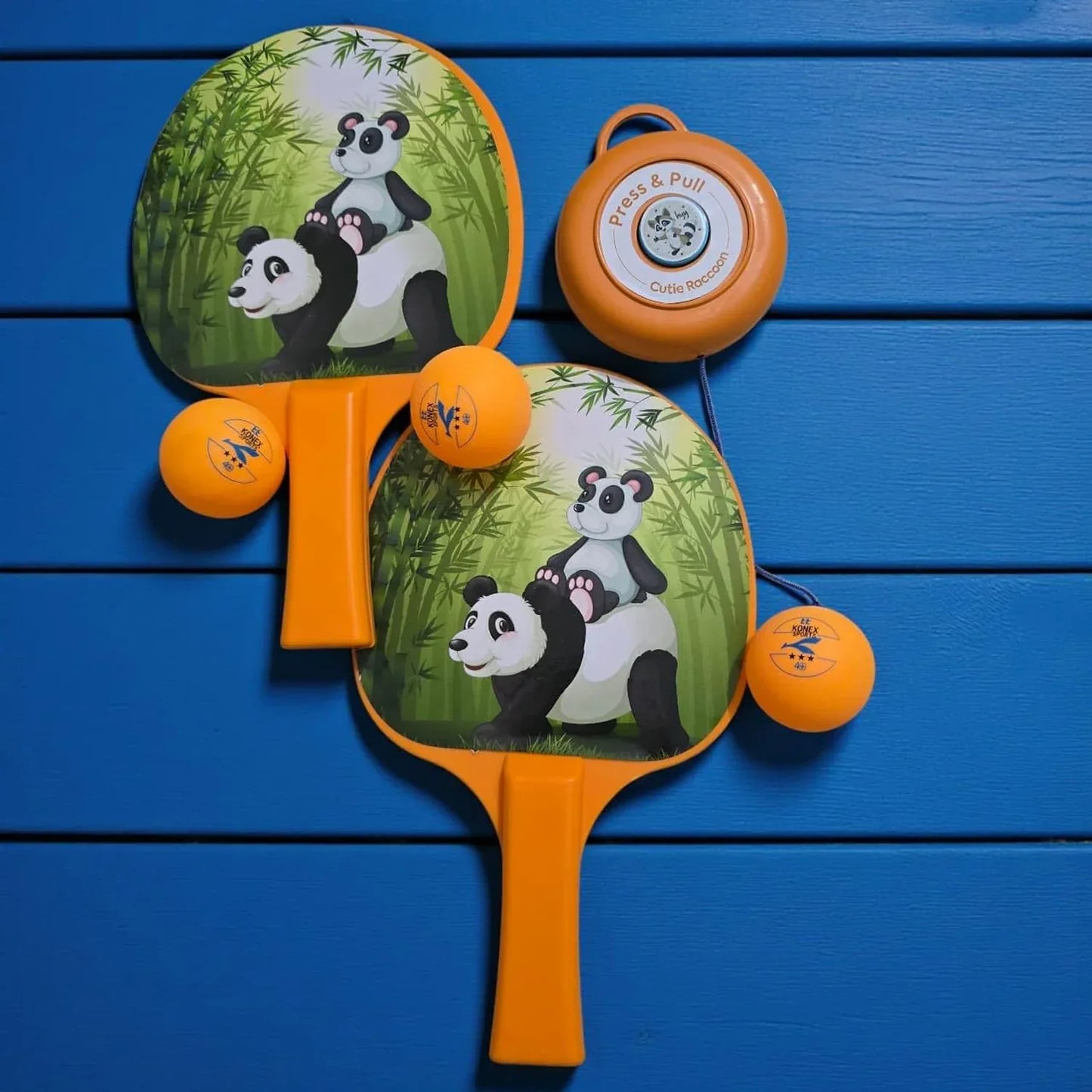 Hanging Table Tennis Trainer Set For Kids (1 Set) - Zidbik