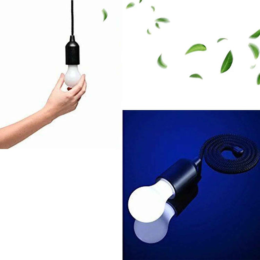 12899 1pcs Led Bulbs Pull Cord Light Led Pull Cord Light Hanging Led Bulb Pull Wire Drawstring Light Bulb Black Led Pendant Lights - Zidbik