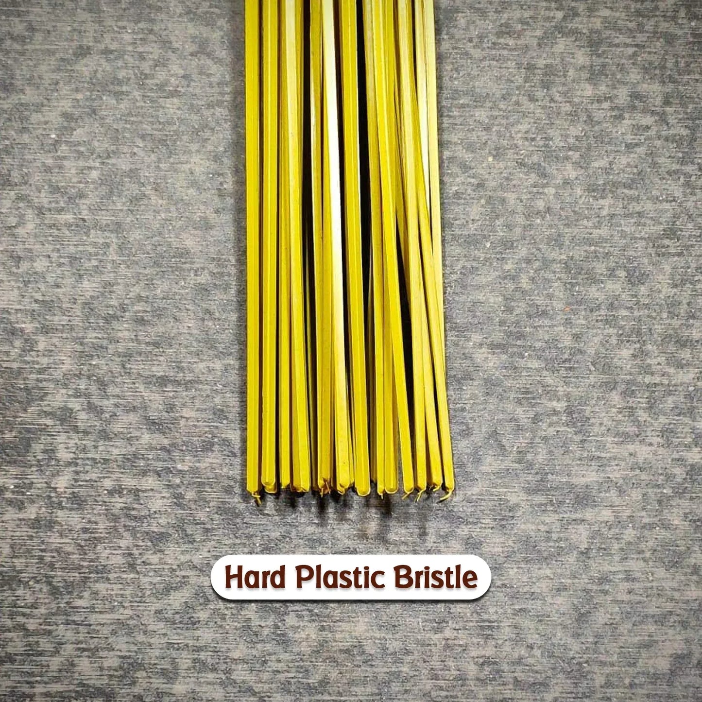 4024 Plastic Hard Bristle Broom For Bathroom Floor Cleaning And Scrubbing Wet And Dry Floor Cleaning - Zidbik