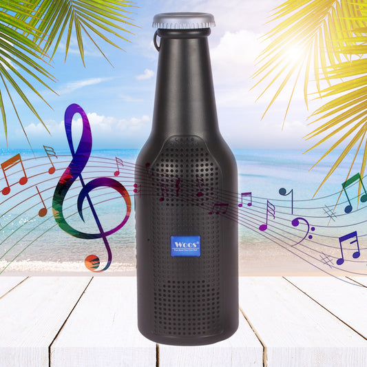 1289 Bottle Shape Bluetooth Speaker And Weatherproof Enhanced Wireless Usb Rechargeable Calling Fm Aux Usb Sd Card Support Portable Bluetooth Speaker With Rich Deep Bass - Zidbik