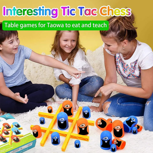 Tic-tac-toe Game Gobble Game Board Game Indoor (1 Set) - Zidbik