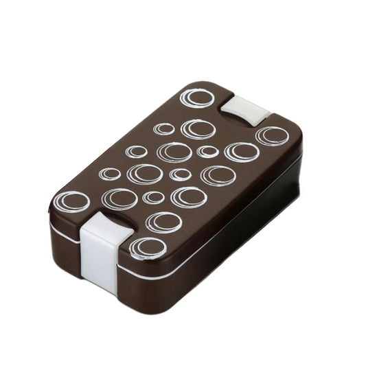 5330 Airtight Lunch Box 2 Compartment Lunch Box Leak Proof Food Grade Material Lunch Box Modern Appearance Compact Lunch Box With Spoon - Zidbik