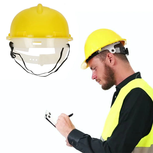 1798 Yellow Plastic Hard Hat Construction Cap (1pc Only) - Zidbik