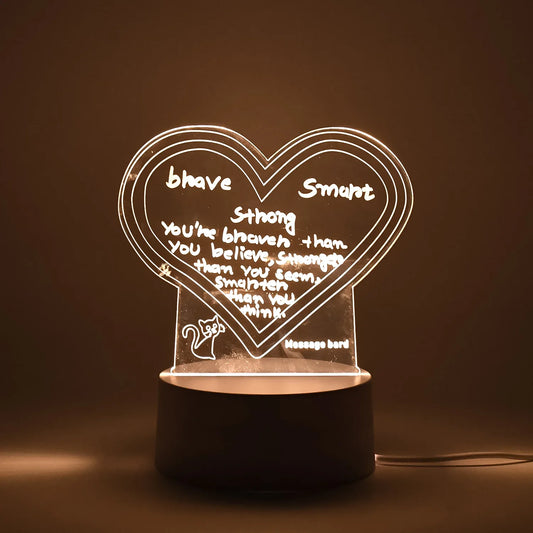 Creative Visualization Lamp 3d Acrylic Decorative Lamp With Pen - Zidbik