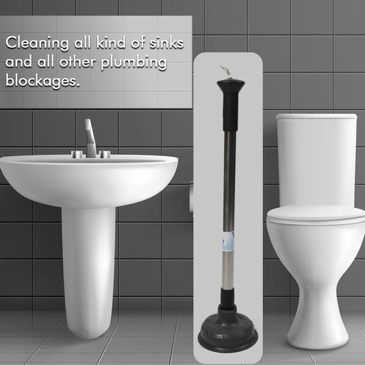 4032 Drain Unblocker Cleaner Sink Plunger Cleaning Pump For Kitchen Sink Toilet Bathroomoilet_plunger_pump - Zidbik