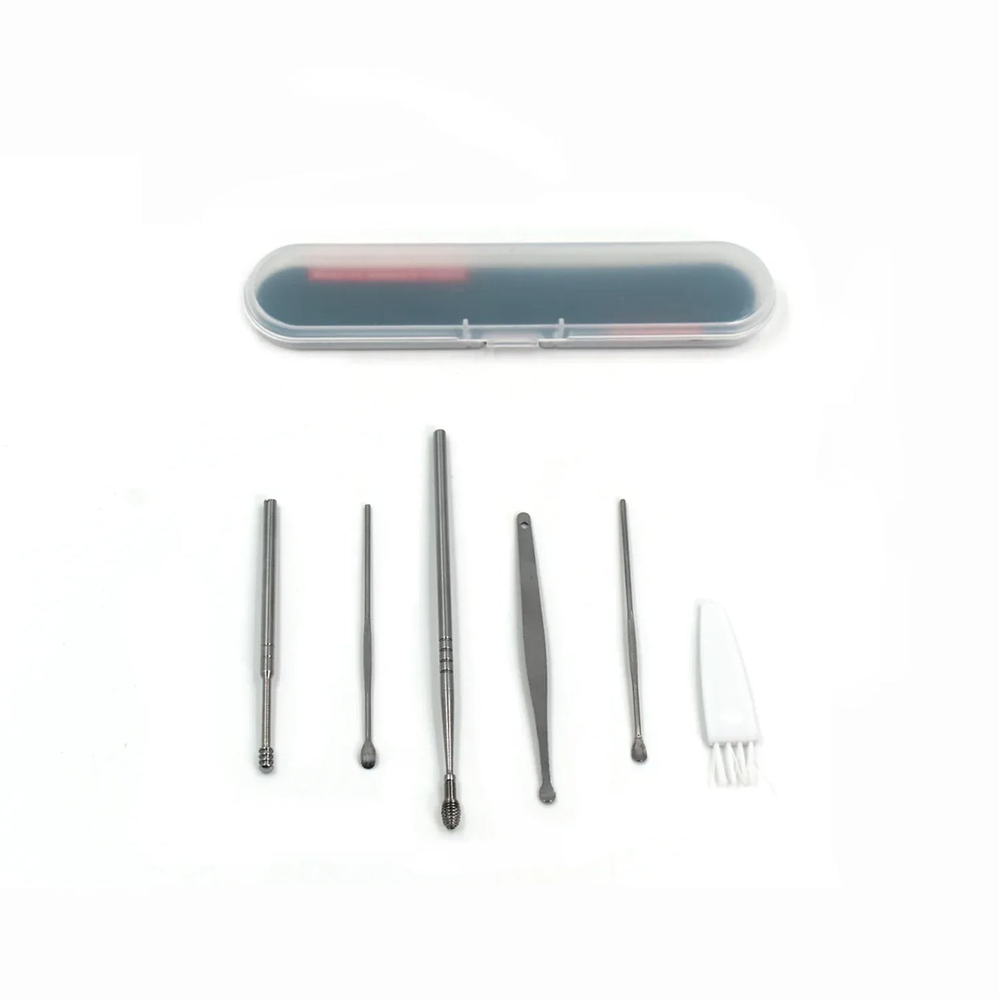 6314 6pcs Earwax Removal Kit Ear Cleansing Tool Set Ear Curette Ear Wax Remover Tool - Zidbik