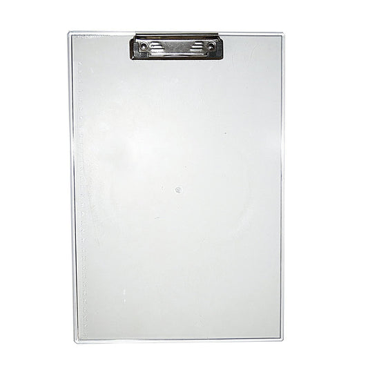 4080 Transparent Premium Exam Pad Best For Students In All Exams Unbreakable Flexible Board With A Centimeter Measuring Side Pad For School Exam Use