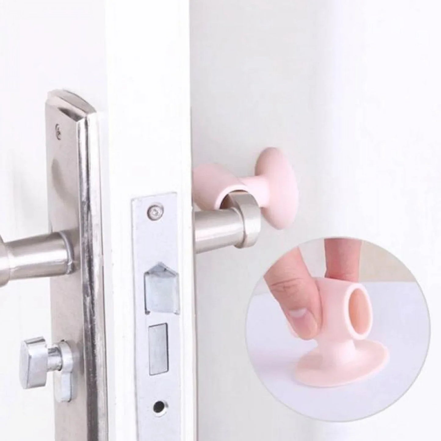 1442 Door Stopper Mini Anti-collision Silicone Door Handle Crash Pad - Zidbik