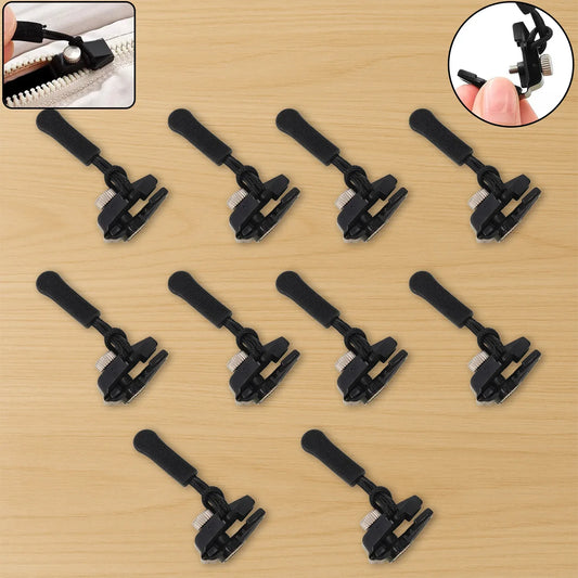 Portable Universal Detachable Zipper Slider (10 Pc Big) - Zidbik