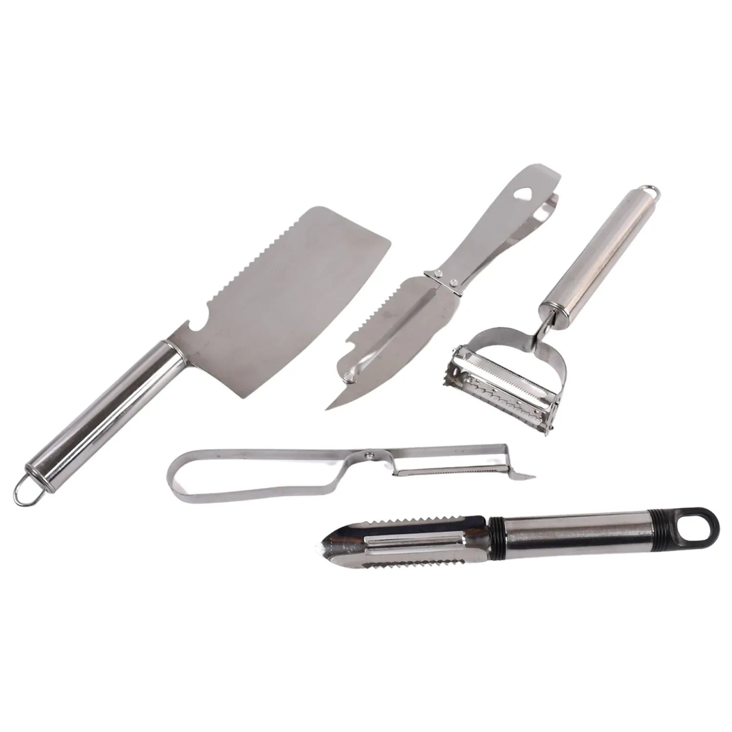 Multifunctional Peeler Grater Fruit Peeler Kitchen Household Gadget Set (5 Pc Set) - Zidbik