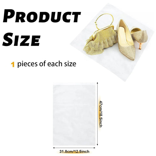 Non-woven Drawstring Shoe Storage Bag (48 X 31 Cm 1 Pc) - Zidbik
