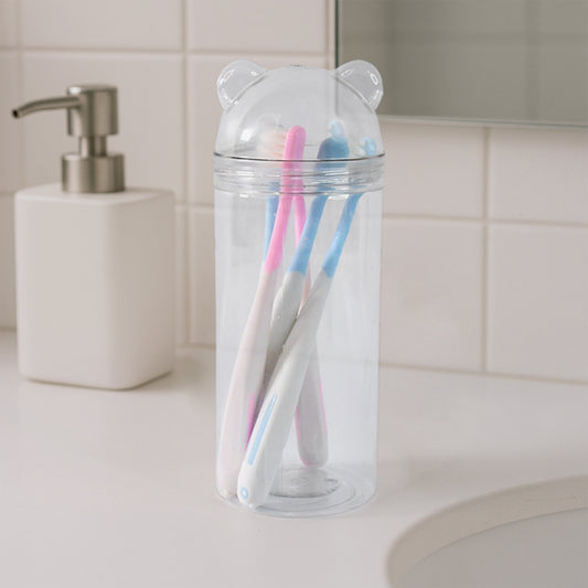Multipurpose Travel-friendly Toothbrush Holder With 4 Soft Bristle Toothbrushes - Zidbik