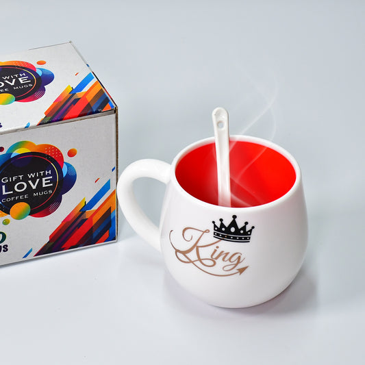 4975 Multi Design Coffee Mug With Spoon And Box Packing. Ceramic Mugs To Gift Your Best Friend Tea Mugs Coffee Mugs Microwave Safe. - Zidbik