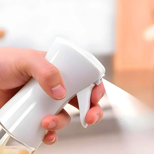 Plastic Oil Spray Bottle - Versatile Kitchen Gadgets (250 Ml Approx With White Box) - Zidbik
