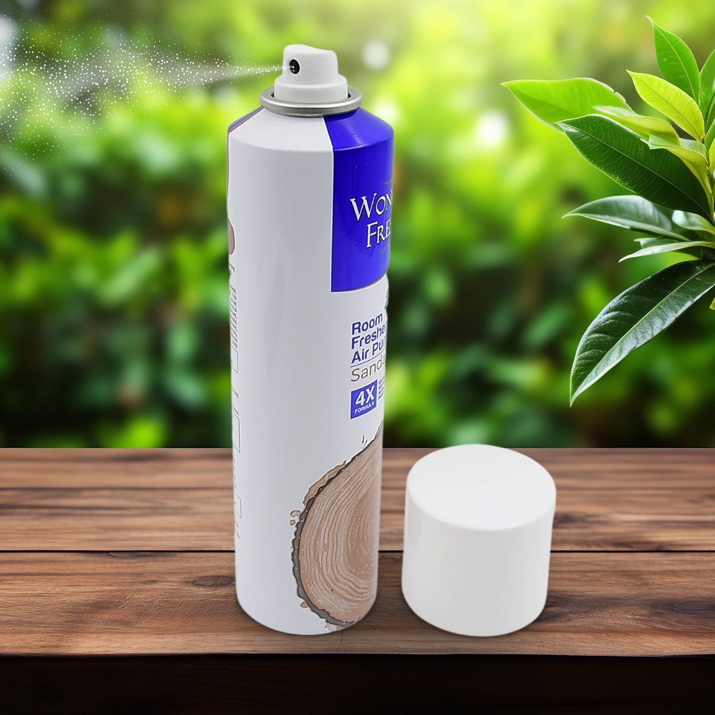 Fresh Air Freshener Spray Sandalwood Fragrance Long Lasting Sandalwood Air Freshener for Home & Office (Mix Fragrance 125 Gm) - Zidbik