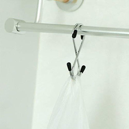0232 Heavy Duty S-shaped Stainless Steel Hanging Hooks - 5 Pcs - Zidbik