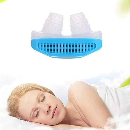 353 - 2 In 1 Anti Snoring And Air Purifier Nose Clip For Prevent Snoring And Comfortable Sleep - Zidbik