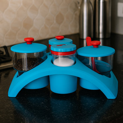 Supermom 4x Pickle With Salt  Pepper Storage Set - Zidbik