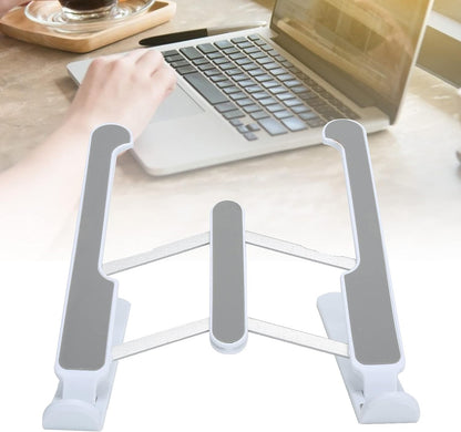 7240 Adjustable Laptop Stand Holder With Built-in Foldable Legs And High Quality Fibre - Zidbik