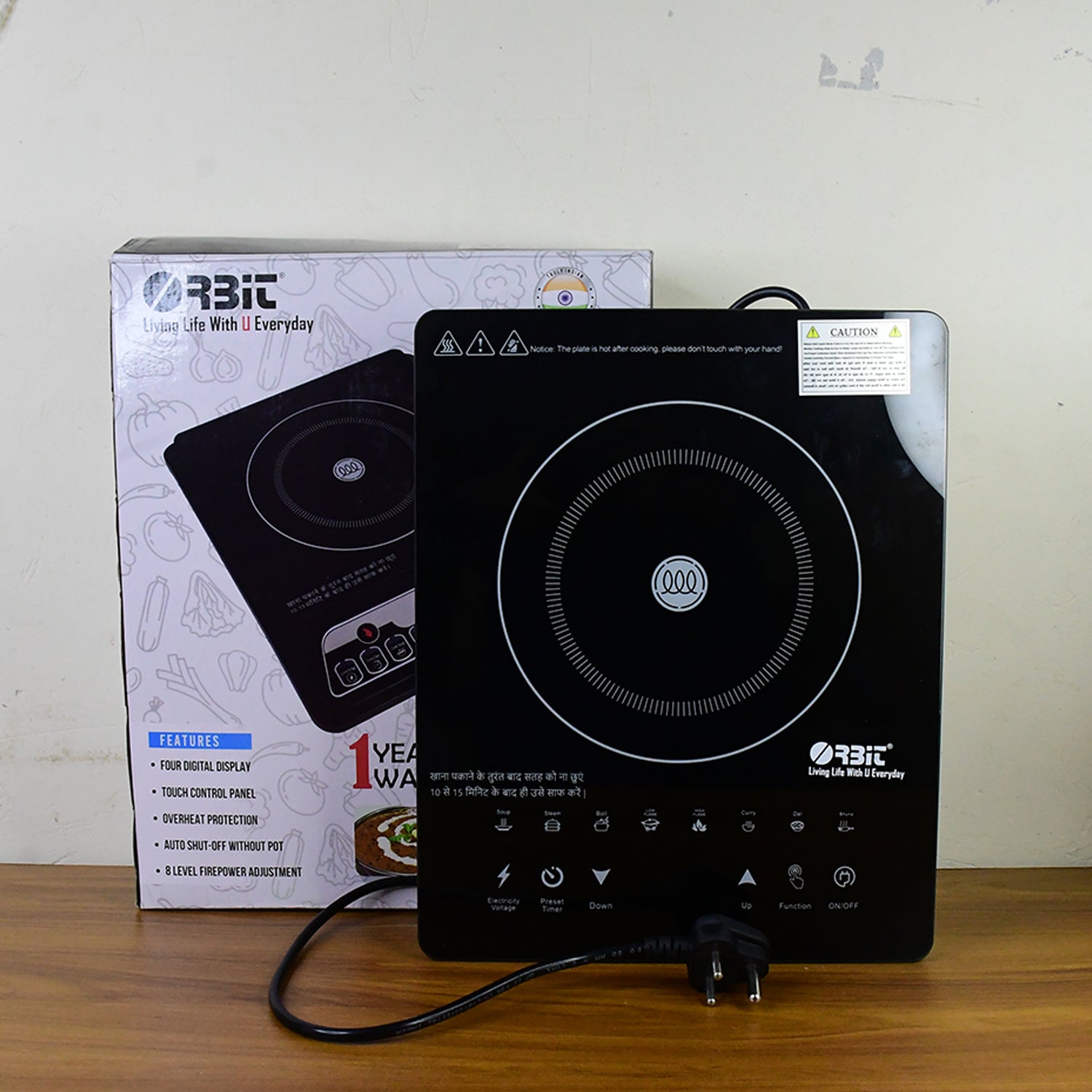 Orbit Touch Control And Multiple Cooking Induction Cooker - 2000w - Zidbik