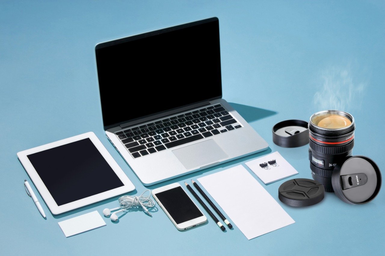 0720 Camera Lens Shaped Coffee Mug Flask With Lid - Zidbik