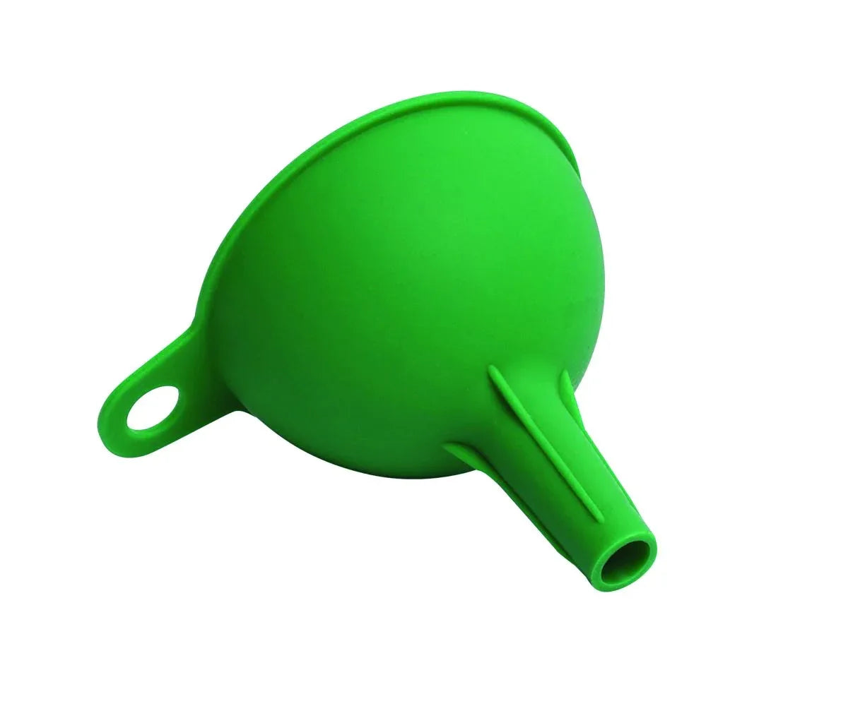 0722 Silicone Funnel For Pouring Oil Sauce Water Juice And Small Food-grains - Zidbik