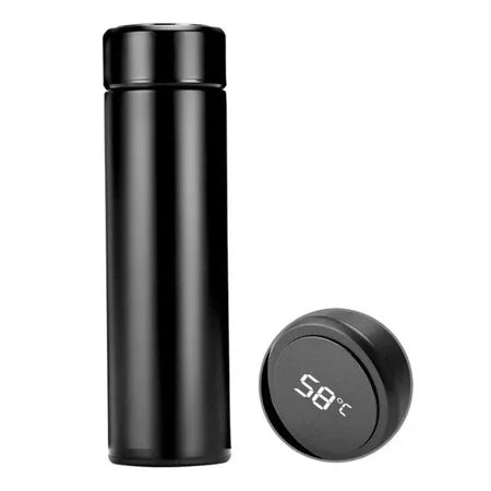 0726 Smart Vacuum Insulated Water Bottle With Led Temperature Display - Zidbik