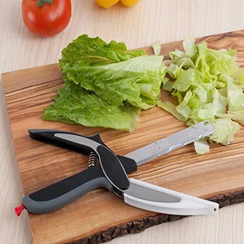 073 Stainless Steel 4 In 1 Clever Cutter Black - Zidbik