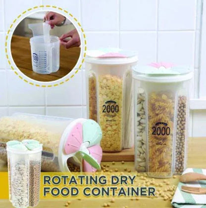 766 Kitchen Storage - Transparent Sealed Cansjarsstorage Box 4 Section - Zidbik