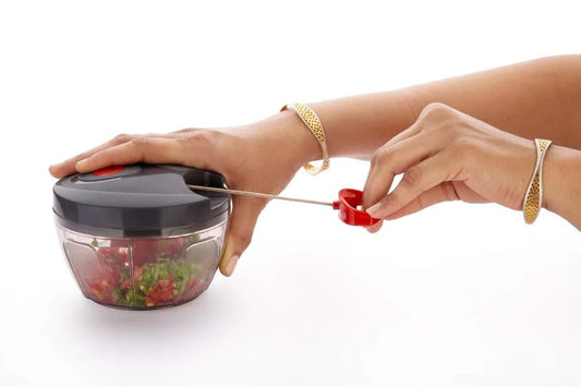 080 Manual Food Chopper Compact Powerful Hand Held Vegetable Chopperblender - Zidbik