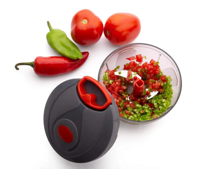 080 Manual Food Chopper Compact Powerful Hand Held Vegetable Chopperblender - Zidbik
