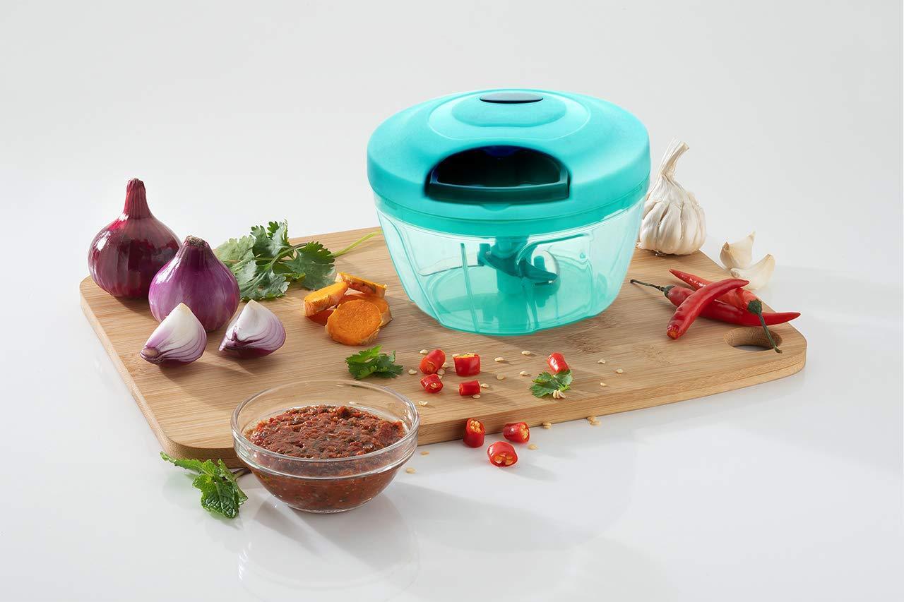 080 Manual Food Chopper Compact Powerful Hand Held Vegetable Chopperblender - Zidbik