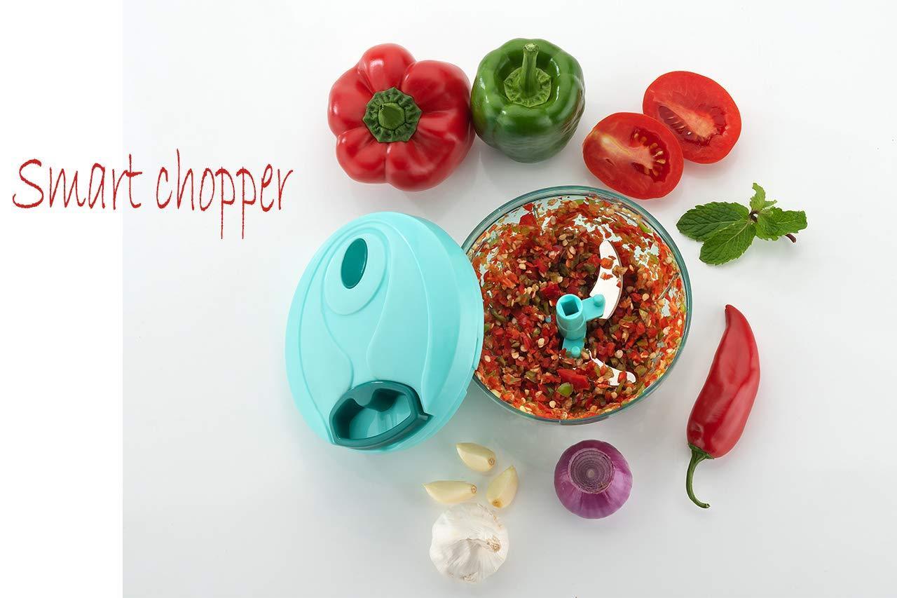 080 Manual Food Chopper Compact Powerful Hand Held Vegetable Chopperblender - Zidbik