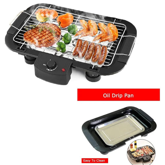 082 Smokeless Electric Indoor Barbecue Grill 2000w - Zidbik