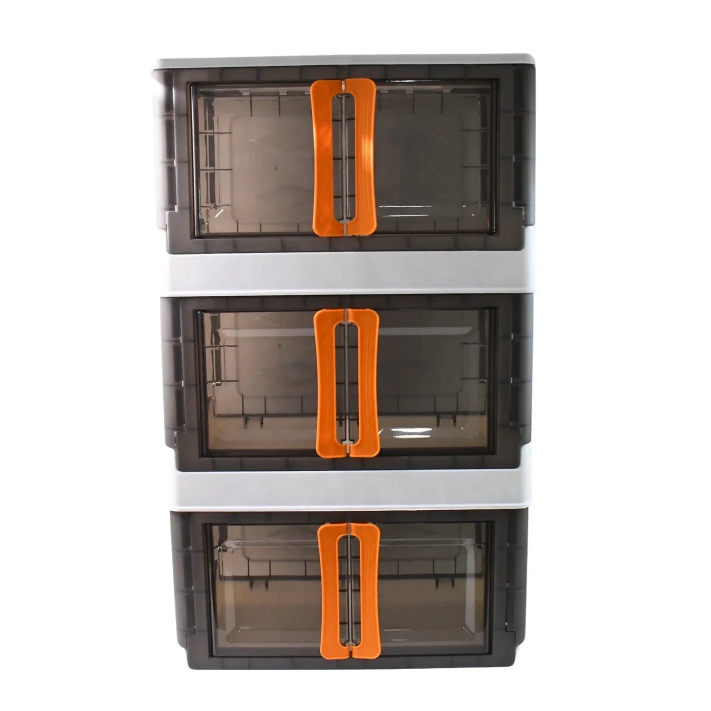 Plastic Folding Wardrobe Storage Organizer (3 Layer 1 Pc) - Zidbik