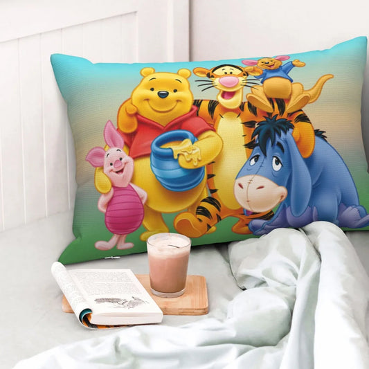Soft Plush Cartoon Character Kids Pillow (40 X 25 Cm 1 Pc) - Zidbik