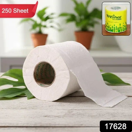 Freshee Ultra-soft 2-ply Toilet Roll 250 Sheets Per Roll (10x10 Cm) - Zidbik