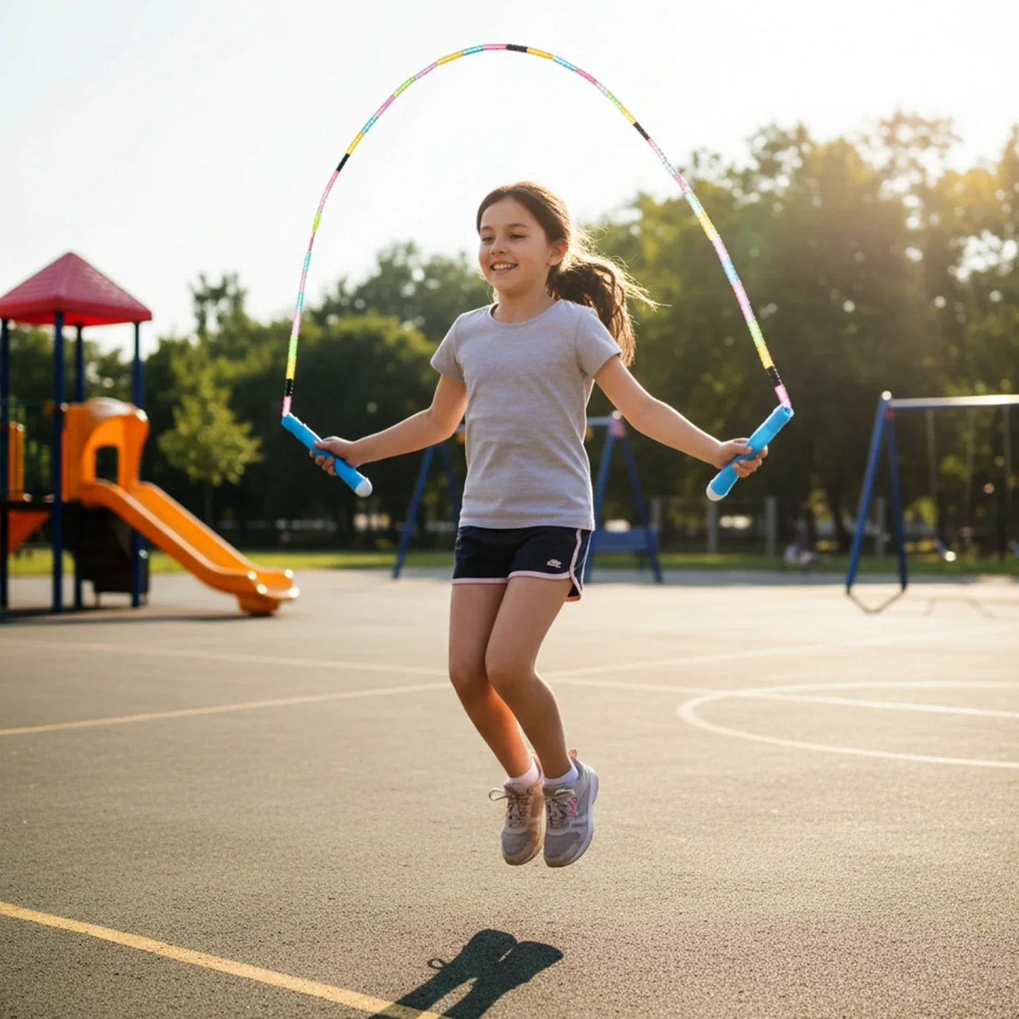 Skipping Rope For Fitness Workout (1 Set) - Zidbik