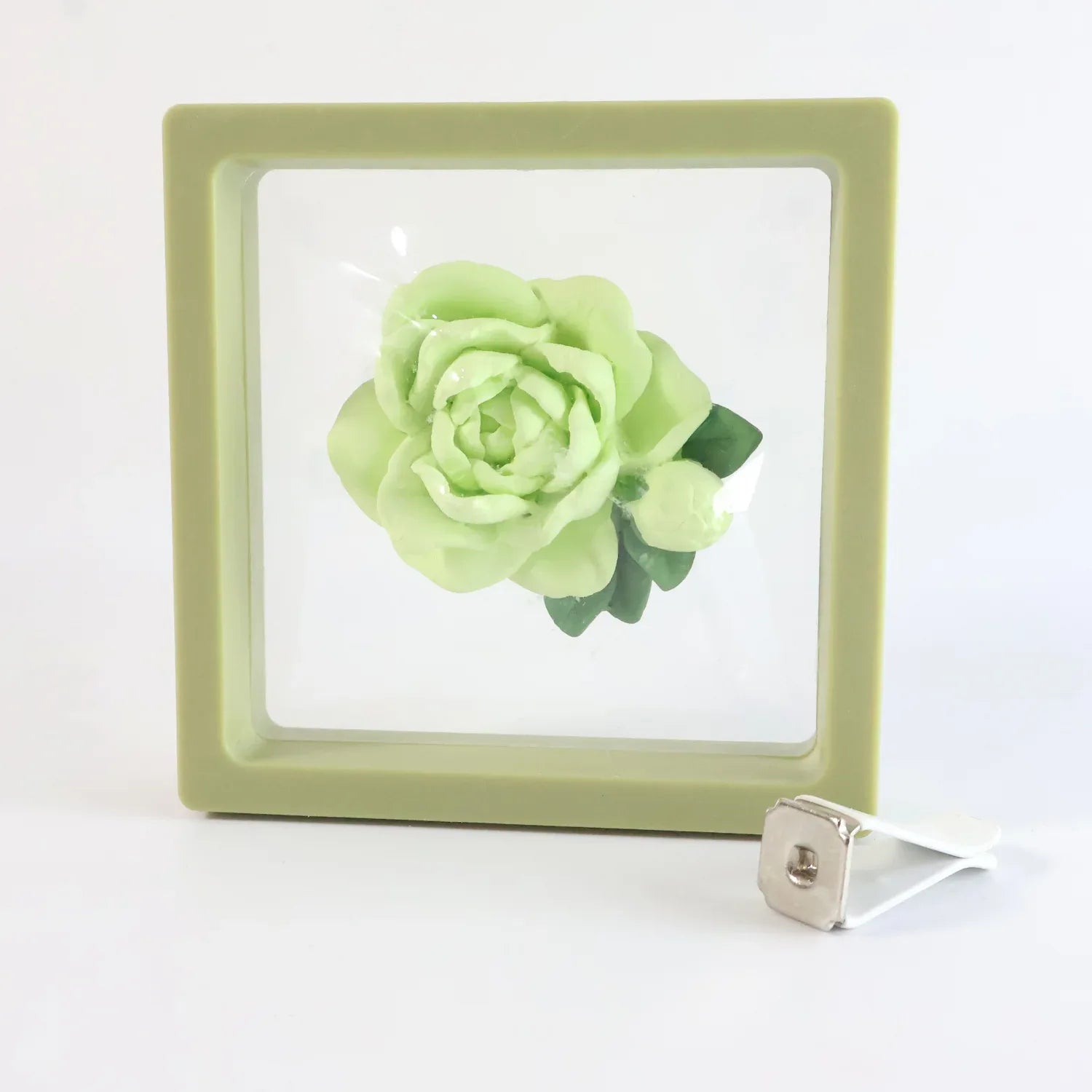 Elegant Rose Flower Car Air Freshener Clip For Ac Vent With Perfume Bottle 10ml(1 Pc) - Zidbik